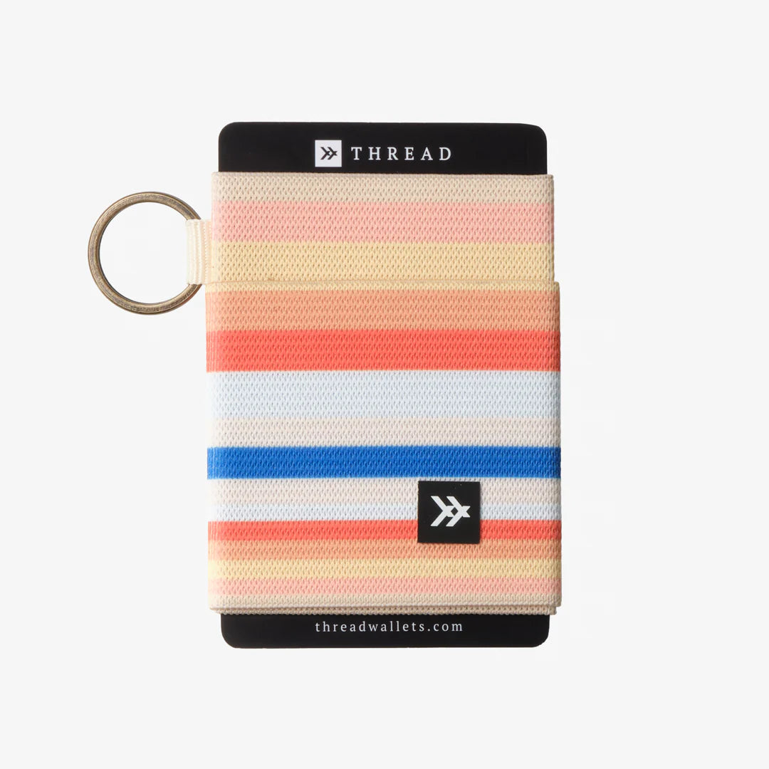 Thread Elastic Wallet - Renae Peach