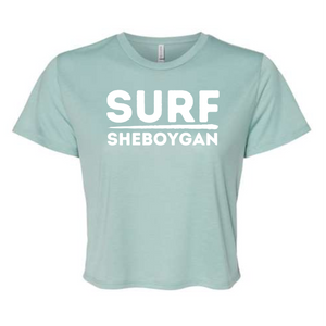 EOS "Surf Sheboygan" Crop - Dusty Blue