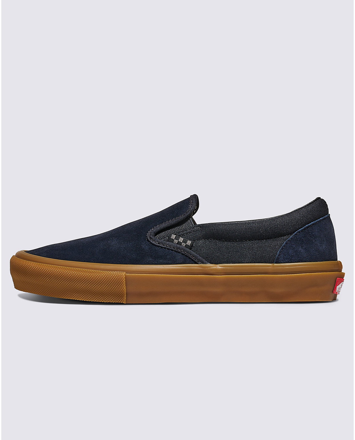 Vans Skate Slip-On Shoe Charcoal Grey / Gum Brown