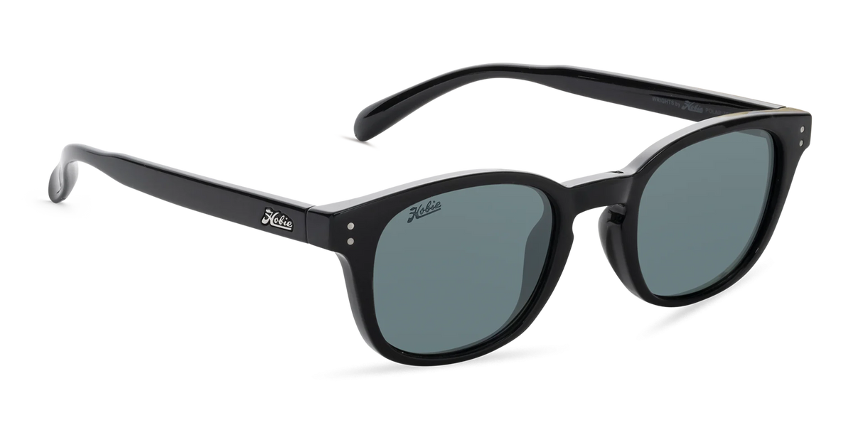 Hobie Wrights Sunglasses - Shiny Black/ Grey