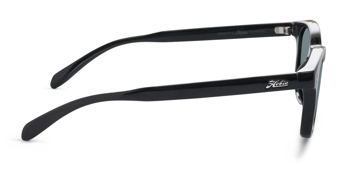 Hobie Wrights Sunglasses - Shiny Black/ Grey