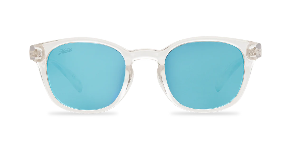 Hobie Wrights Sunglasses - Shiny Crystal Clear/ Cobalt