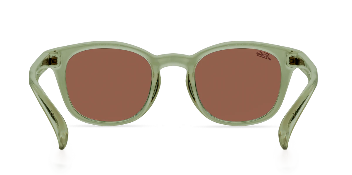 Hobie Wrights Sunglasses - Shiny Crystal Olive/ Copper
