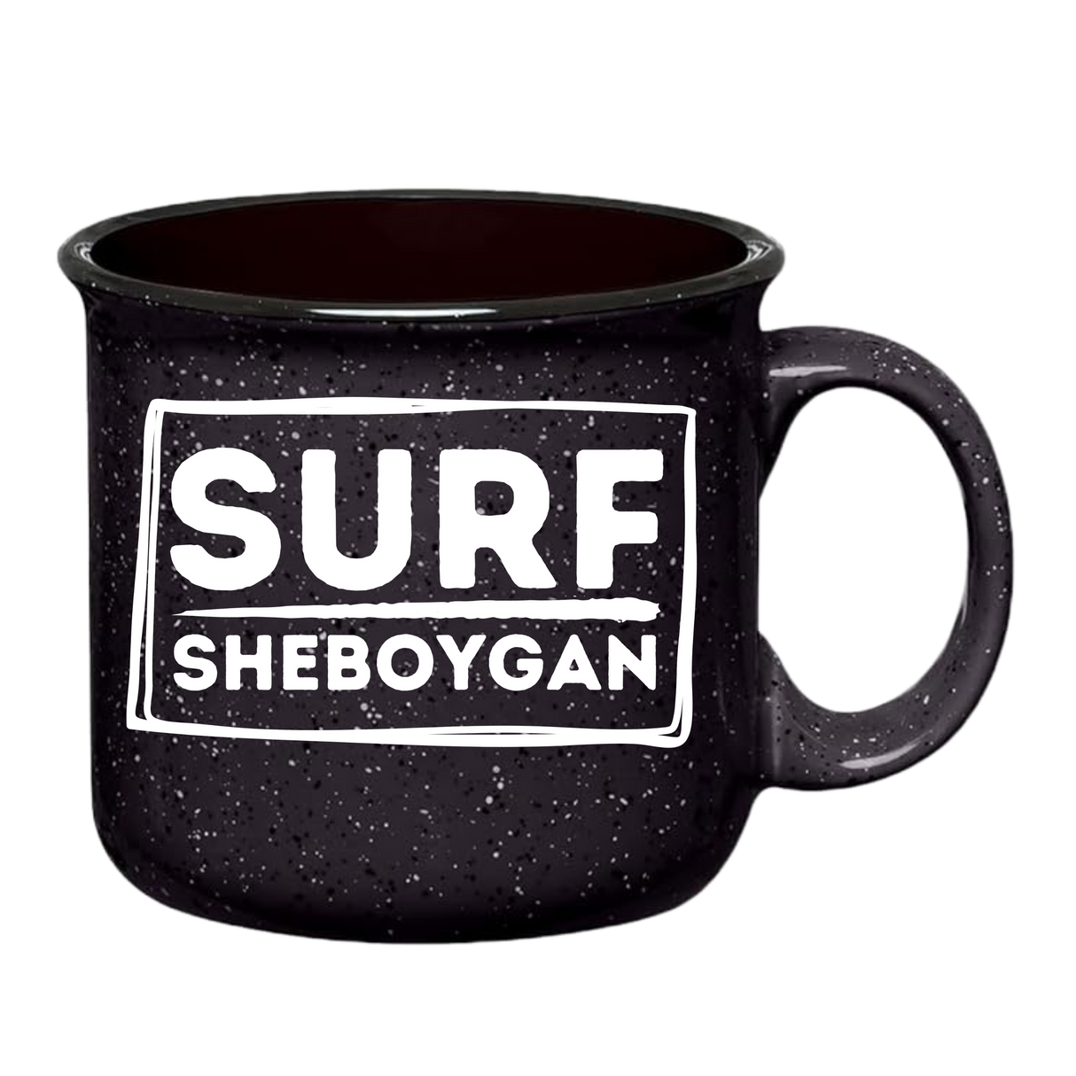 EOS "Surf Sheboygan" Ceramic Coffee Mug - Black