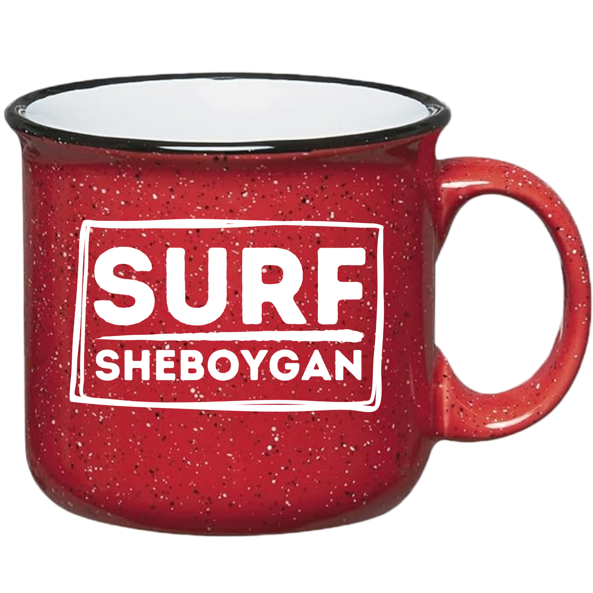 EOS "Surf Sheboygan" Ceramic Coffee Mug - Red