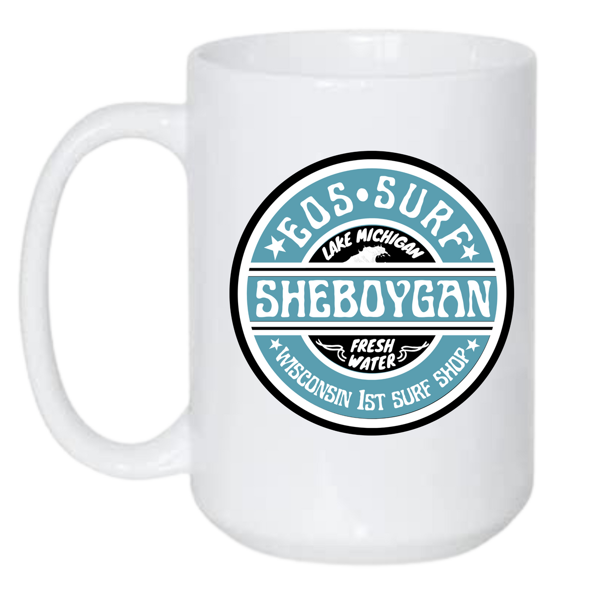 EOS "Zogs" Ceramic Coffee Mug - White