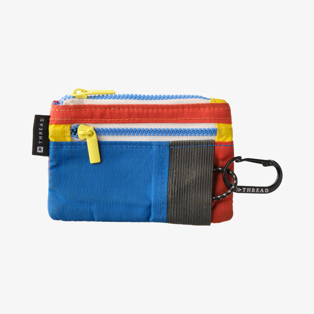 Thread pouch wallet Color Block