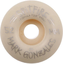 Load image into Gallery viewer, Spitfire 52mm Formula Four GONZ 99a Skateboard Wheels
