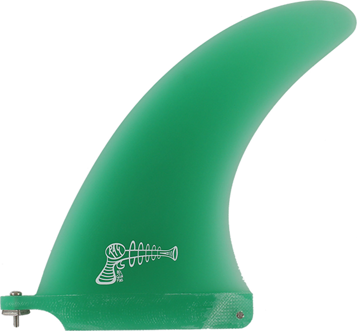 Ray Gun Fiberglass Center Fin 7.5" - Green