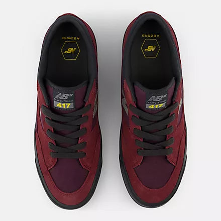 NB Numeric Franky Villani 417 Low : Burgundy w/ phantom