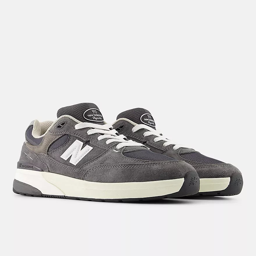 New Balance Numeric Andrew Reynolds 933 Mens Shoe - Dark Grey with White