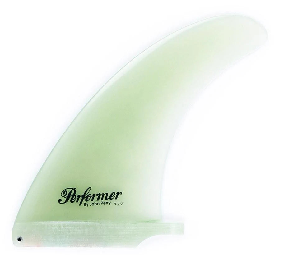 True Ames John Perry "The Performer" 8" Single Fin - Clear