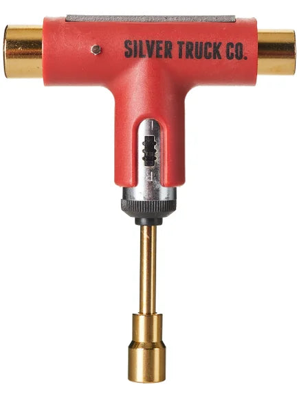 Silver Ratchet Tool Red/Gold