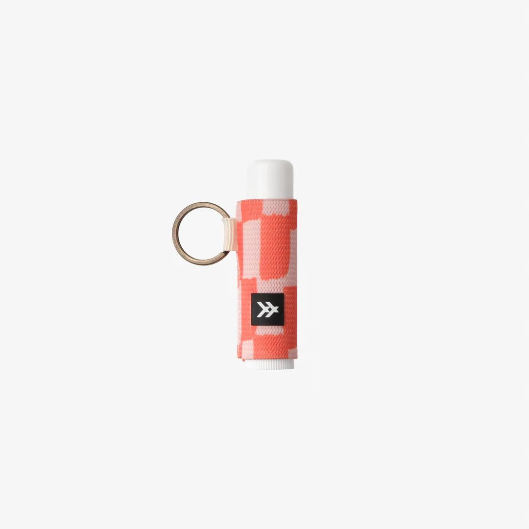 Thread Chapstick Holder Keychain - Scout Peach