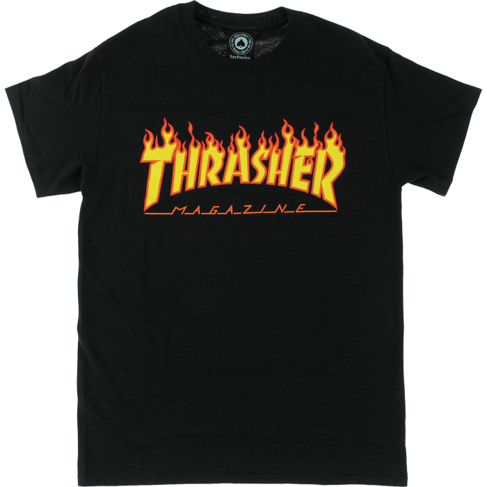 Thrasher Flame T-shirt - Black