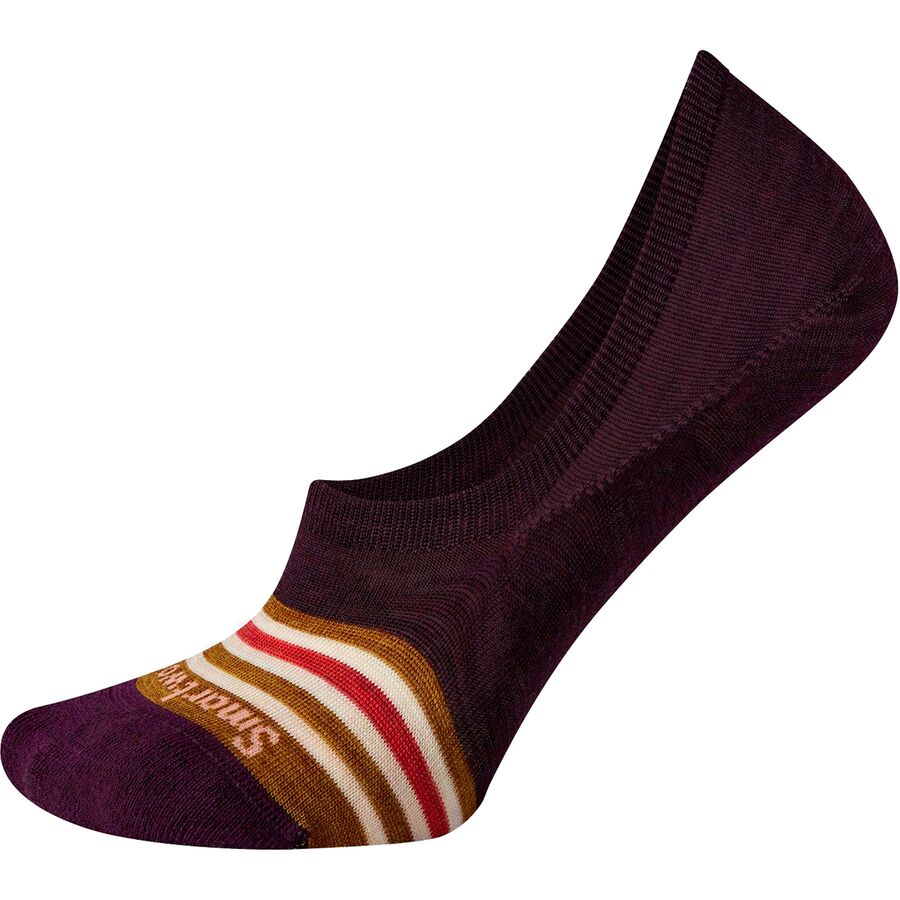Women's Everyday Hide And Seek No Show Socks - Bordeaux