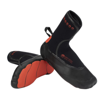 Load image into Gallery viewer, Custom 8mm Surf Boot Black &amp; Red
