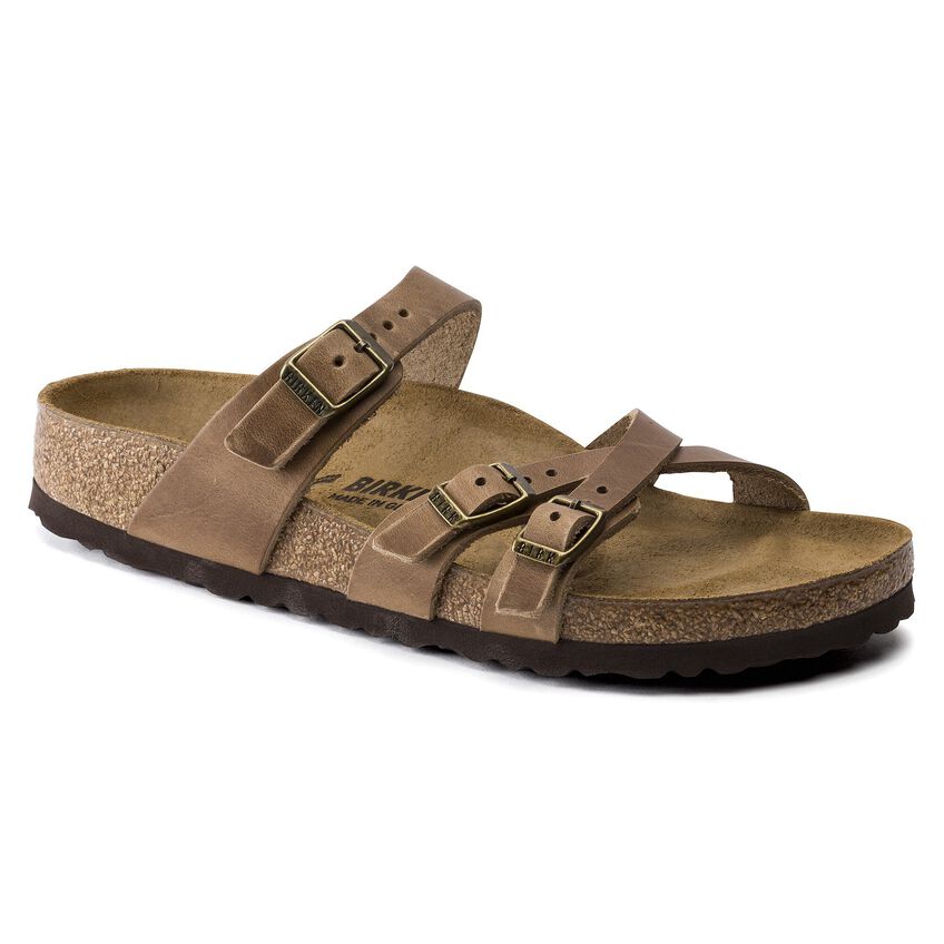 Birkenstock Franca   - Tabaco Oiled Leather