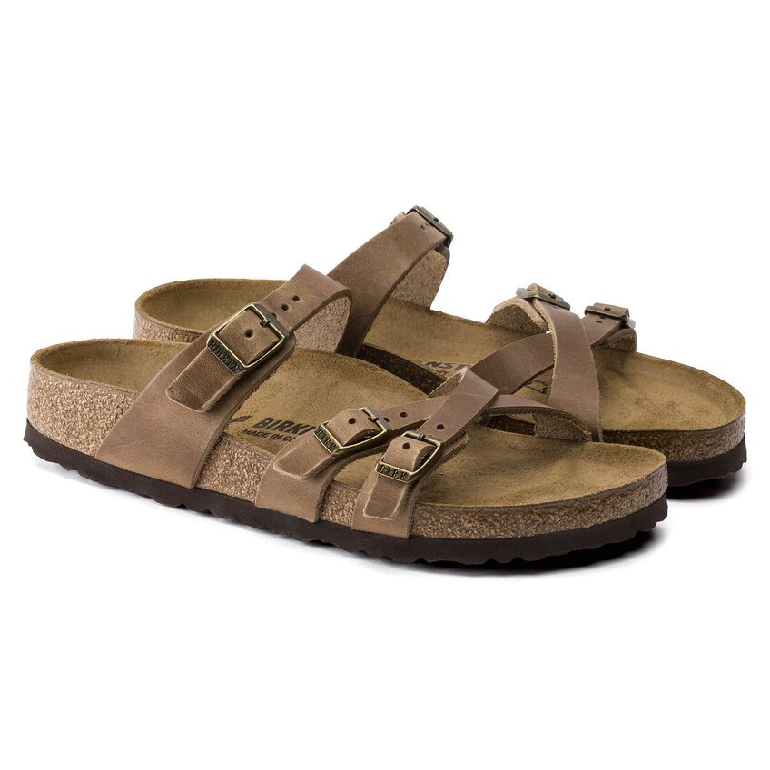 Birkenstock Franca   - Tabaco Oiled Leather