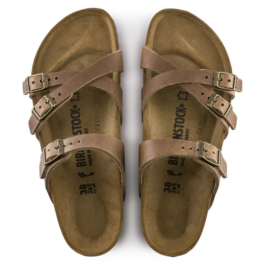 Birkenstock Franca   - Tabaco Oiled Leather