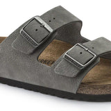 Birkenstock Arizona Leather - Desert Buck Whale Gray