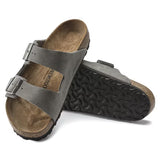 Birkenstock Arizona Leather - Desert Buck Whale Gray