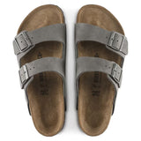 Birkenstock Arizona Leather - Desert Buck Whale Gray