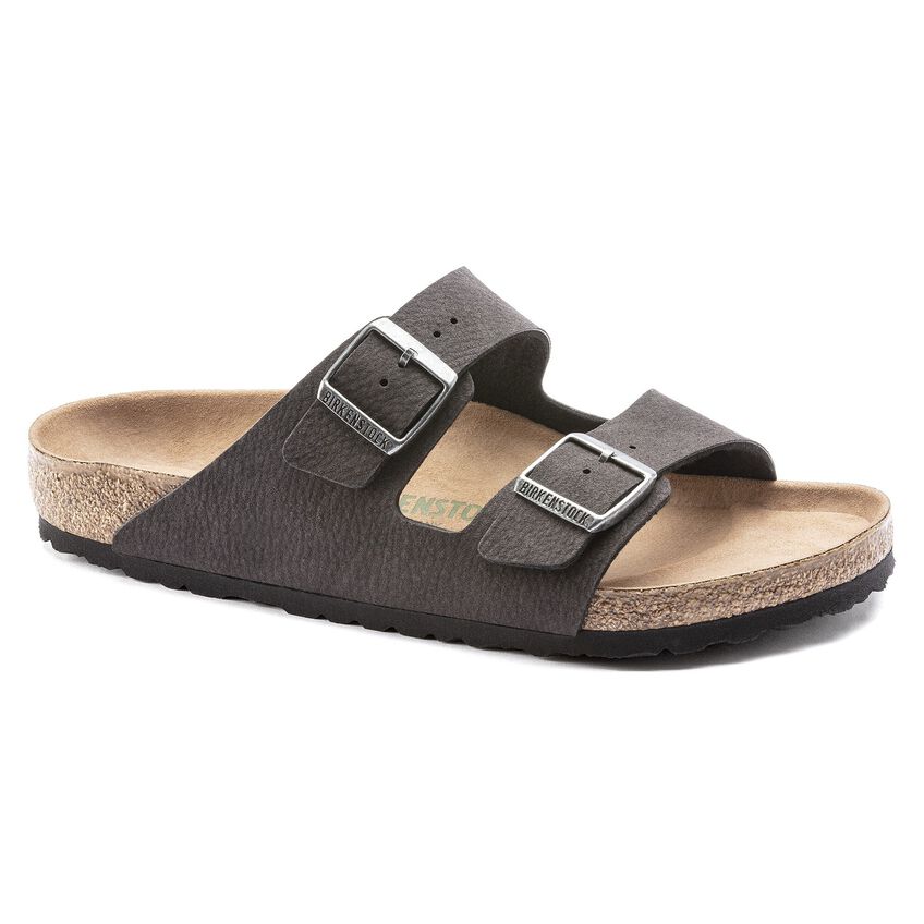 Birkenstock Arizona Vegan Synthetic  - Desert Dust Black