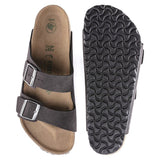 Birkenstock Arizona Vegan Synthetic  - Desert Dust Black