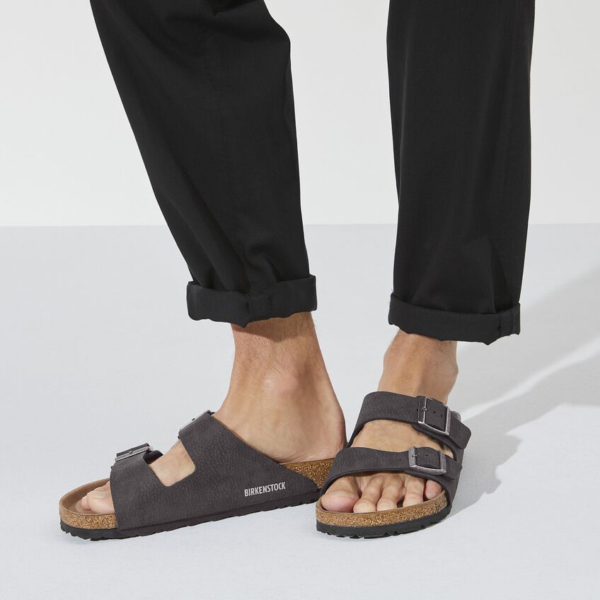 Birkenstock Arizona Vegan Synthetic  - Desert Dust Black