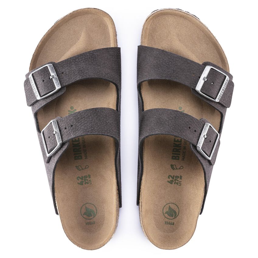 Birkenstock Arizona Vegan Synthetic  - Desert Dust Black