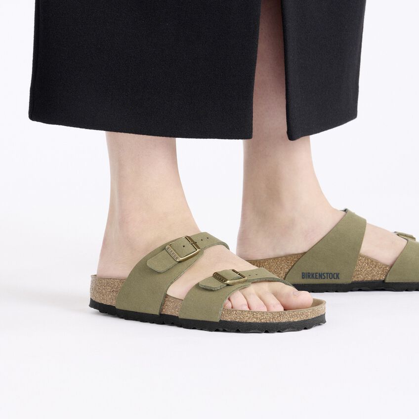 Birkenstock Sydney Vegan Synthetic  - Pine Green