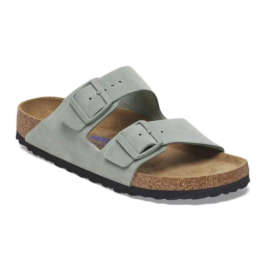 Birkenstock Arizona BS Suede - Pure Sage