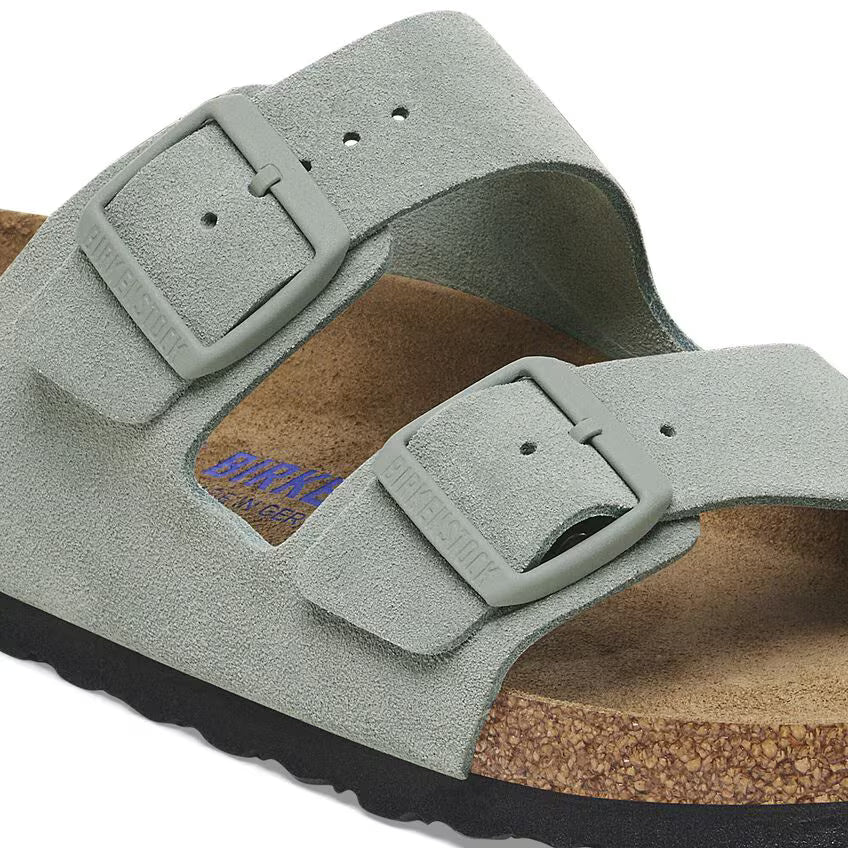 Birkenstock Arizona BS Suede - Pure Sage