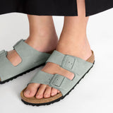 Birkenstock Arizona BS Suede - Pure Sage