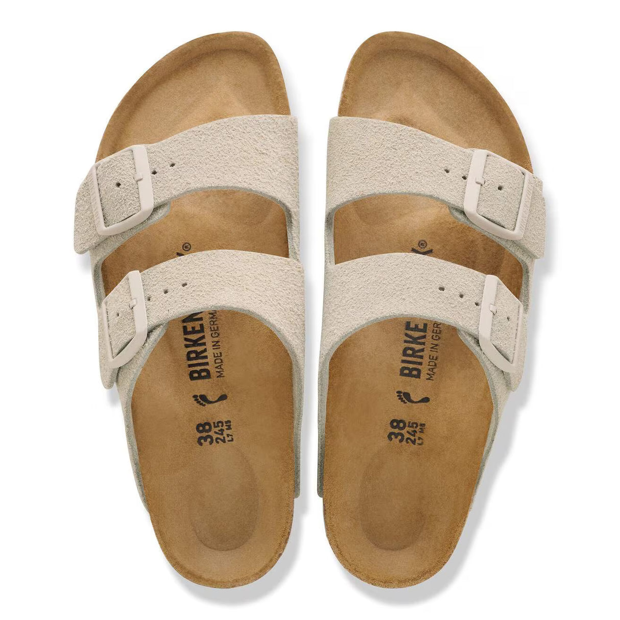 Birkenstock Arizona Suede Leather - Oyster