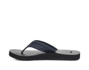 Sanuk Ziggy Flip Flop Sandals - Navy