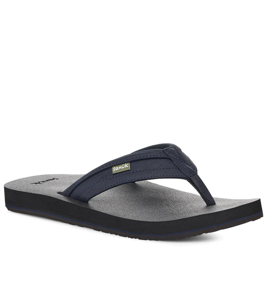 Sanuk Ziggy Flip Flop Sandals - Navy