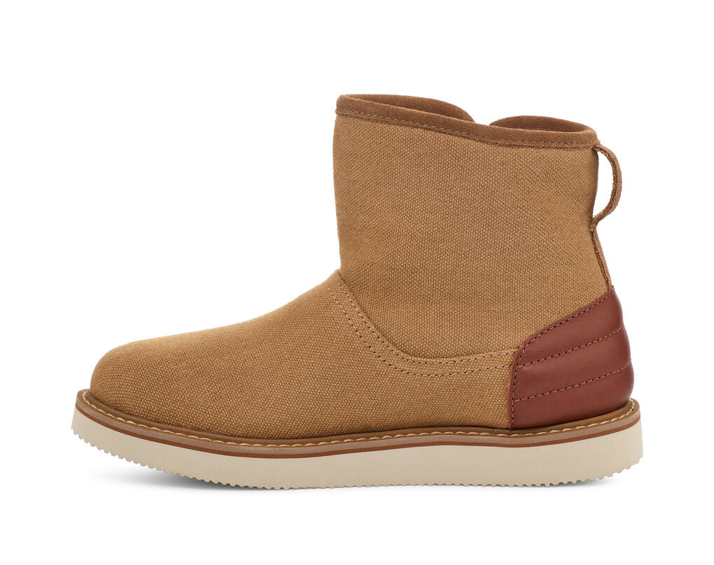 Sanuk Womens Cozy Vibe Surf Check Bootie - Tan