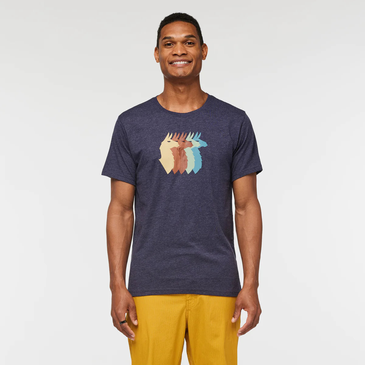 Cotopaxi Men's Llama Sequence T-Shirt - Maritime