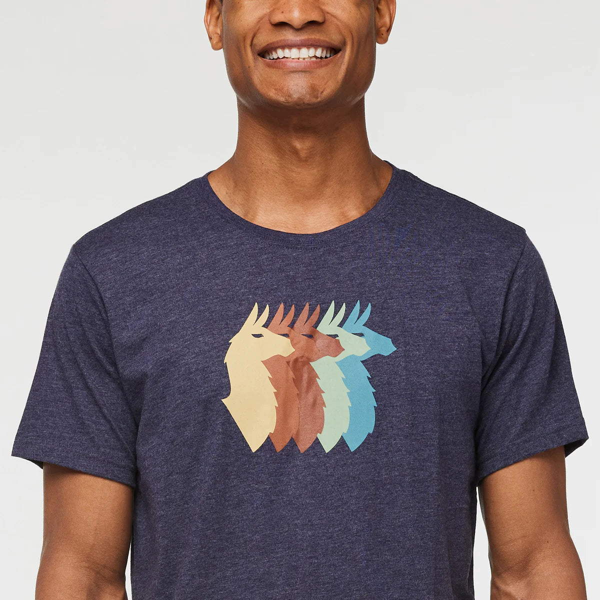 Cotopaxi Men's Llama Sequence T-Shirt - Maritime