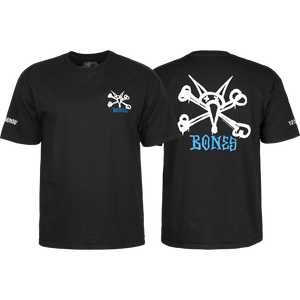 Powell Peralta Rat Bones Short Sleeve Shirt - Black