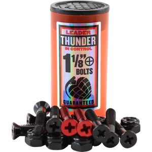 Thunder 1-1/8" Phillips Hardware 1 set - Red