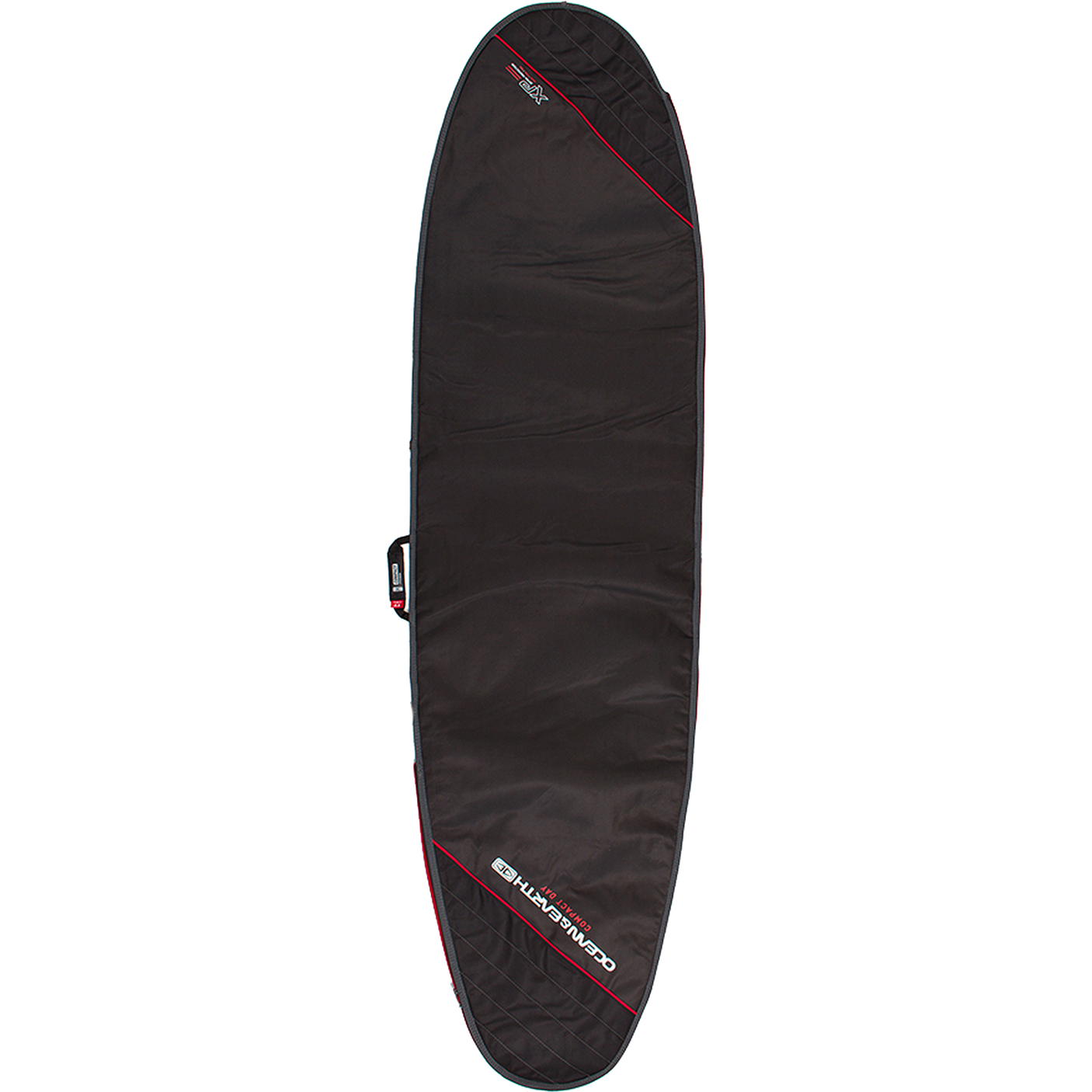 Ocean & Earth Compact Day Longboard Cover 9'2" - Black/Red