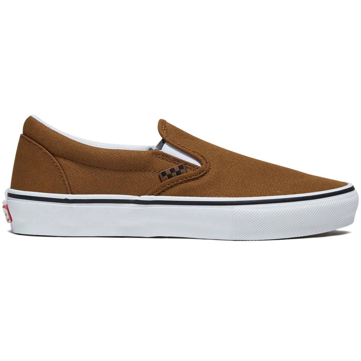 Vans Skate Slip-On Shoes Duck Canvas Golden Brown