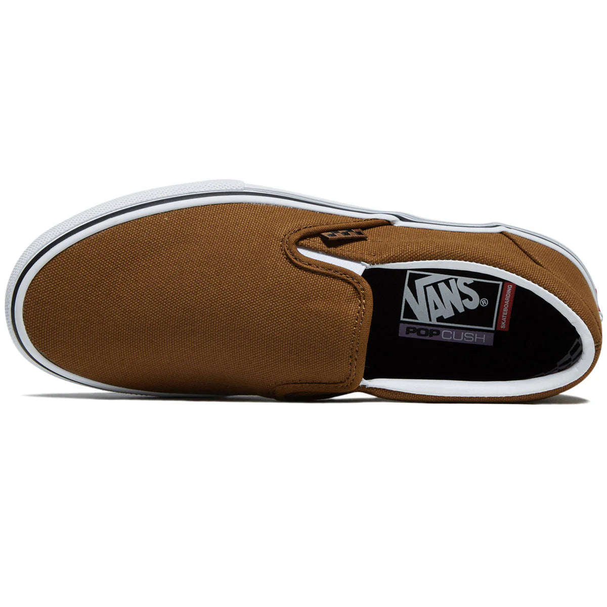 Vans Skate Slip-On Shoes Duck Canvas Golden Brown