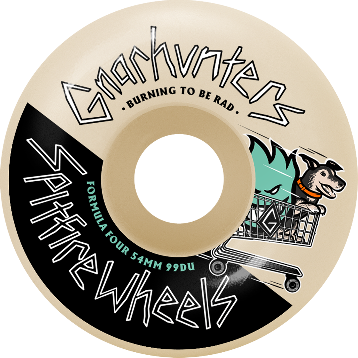 Spitfire 54mm Gnarhunters F4 Classics 99a Skateboard Wheels