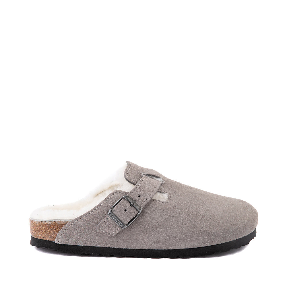 Birkenstock Boston Shearling Suede Leather