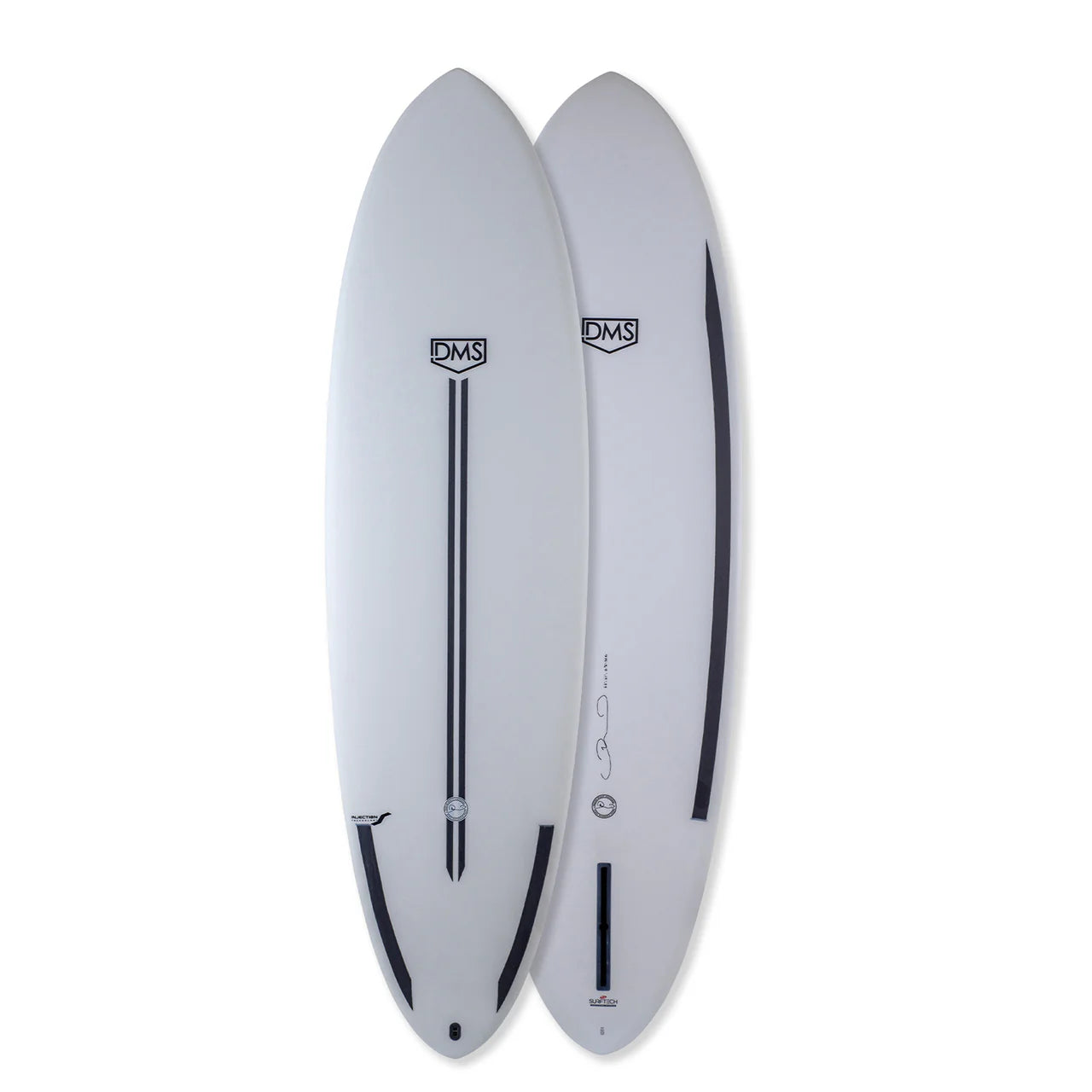 DMS Funboard 7' - Injection Tech White