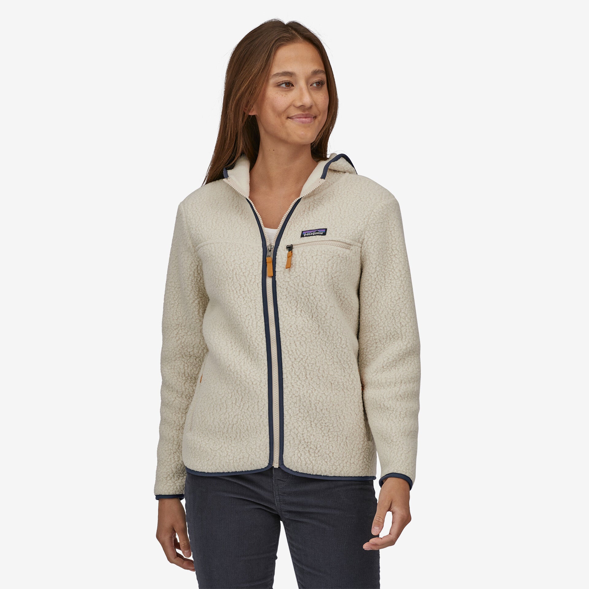 Patagonia Women's high quality Retro Pile Fleece Hoody - Pelican xs